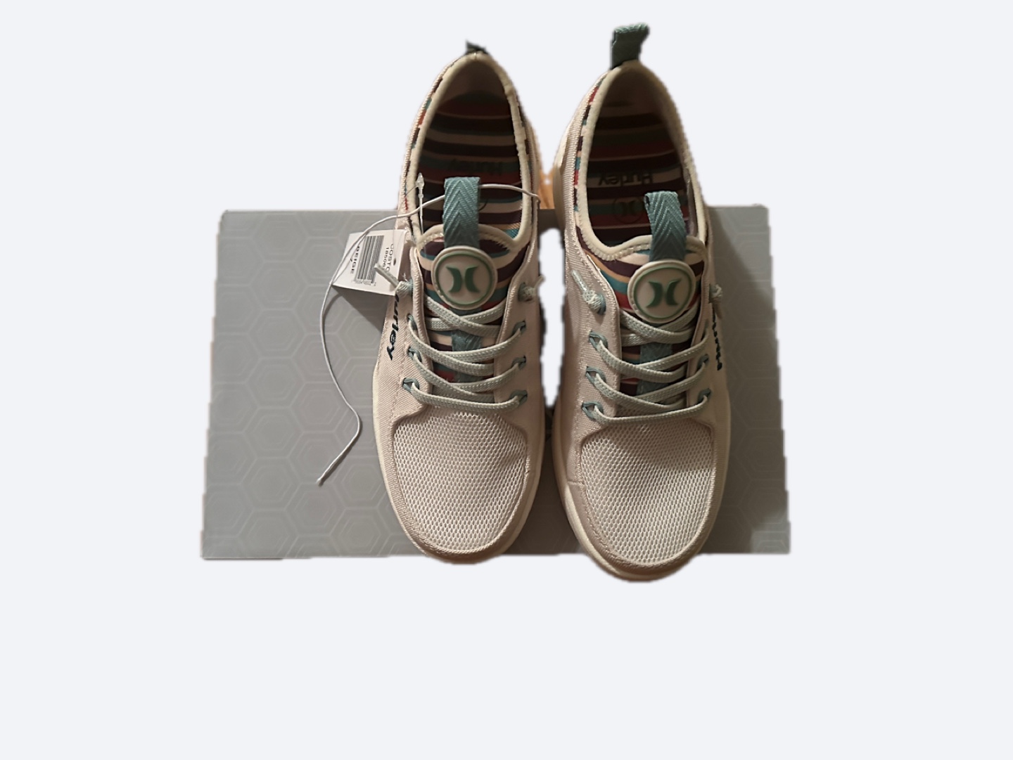 Women's Hurley Castaic Beige Sneakers - Size 7 - photo 3