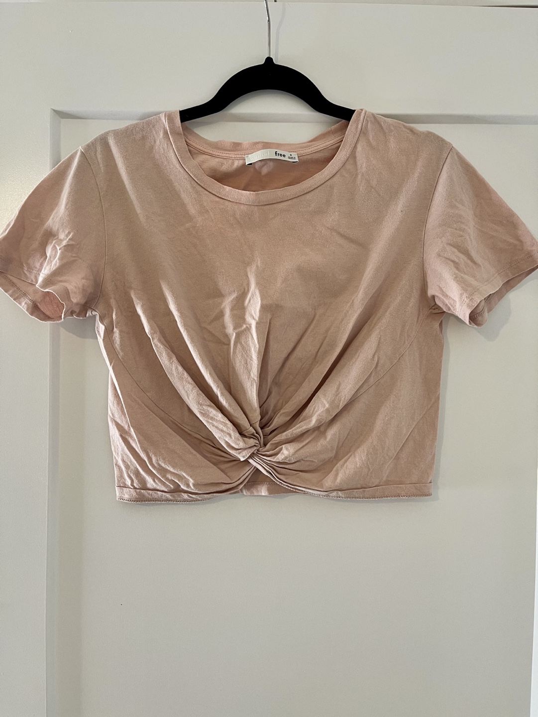 💚Wilfred tie-front cropped tee