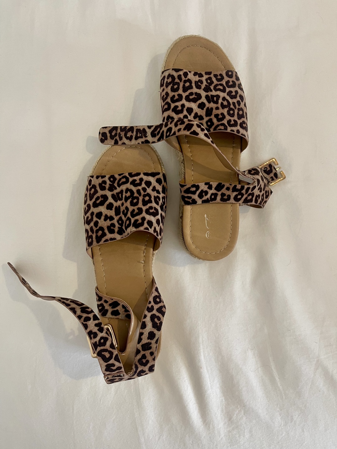 Leopard Print Platform Sandals - photo 2