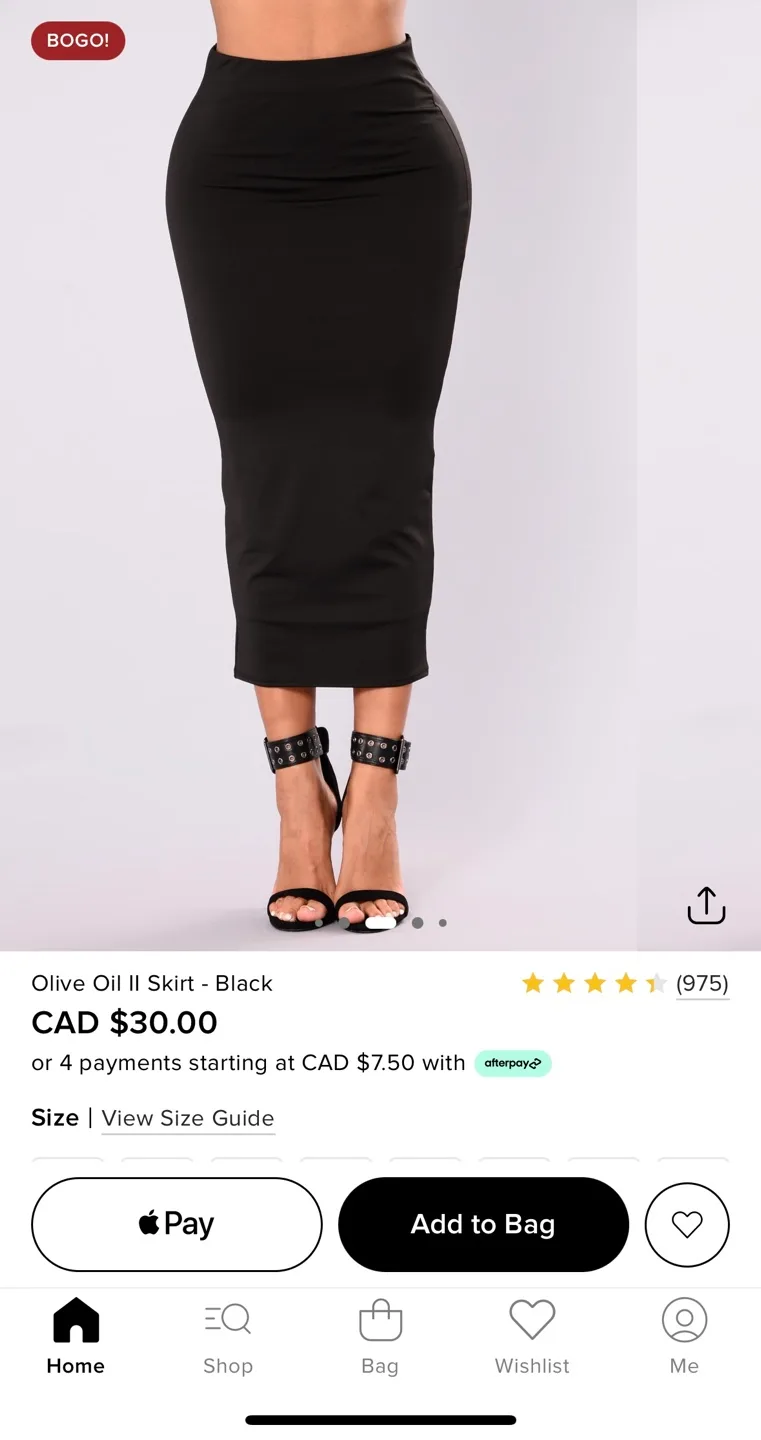Fashion Nova | Midi Skirt image indicator(3)