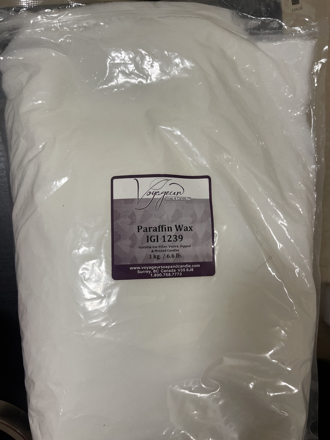 3 kg Paraffin Wax IGI 1239 - Candle Making