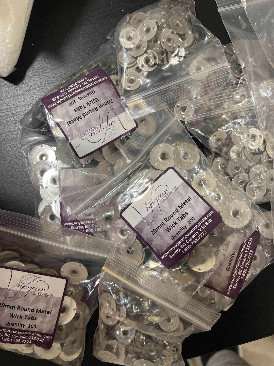 Candle Making Supplies Bundle: Wicks, Tabs & Cord - photo 2
