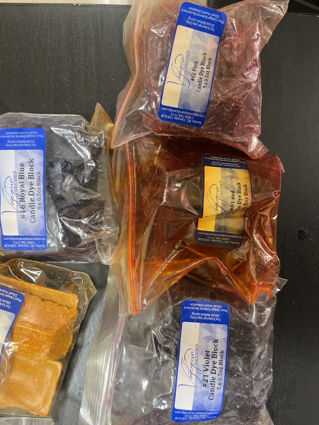Voygan Candle Dye Blocks - Assorted Colors - photo 3
