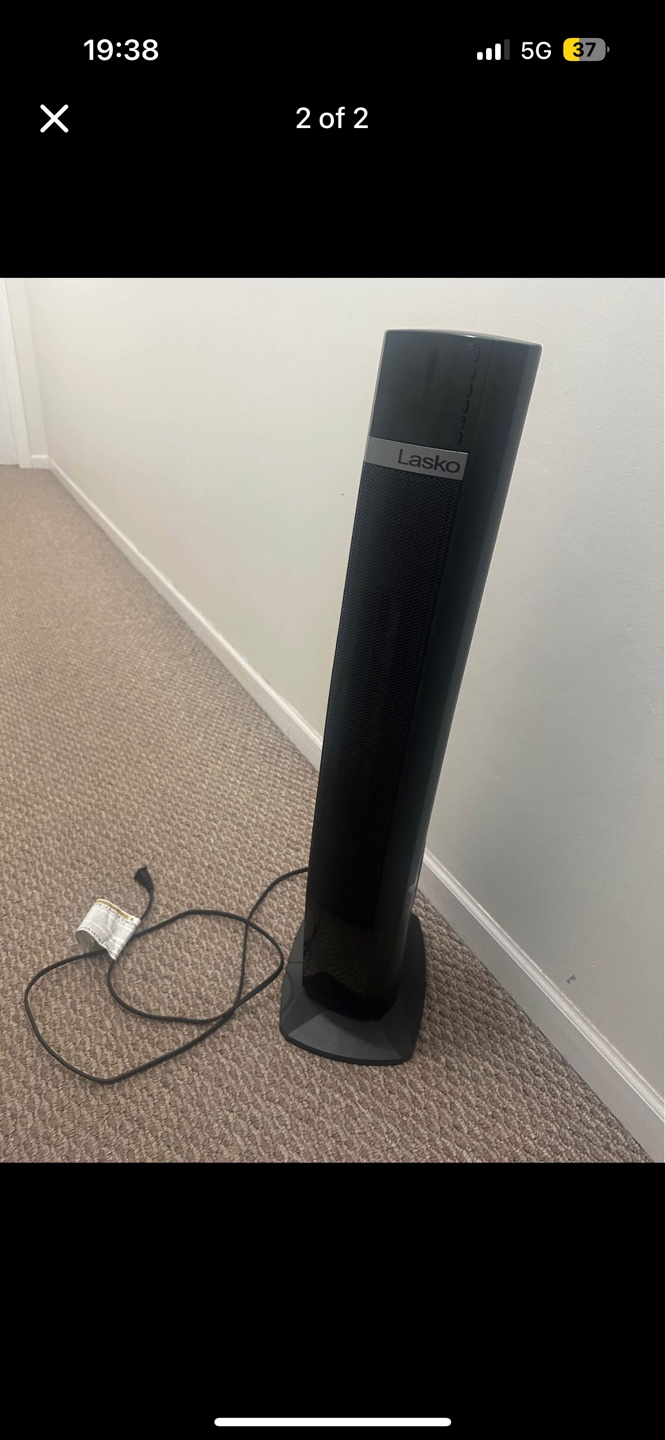 Lasko Ceramic Tower Heater with Remote