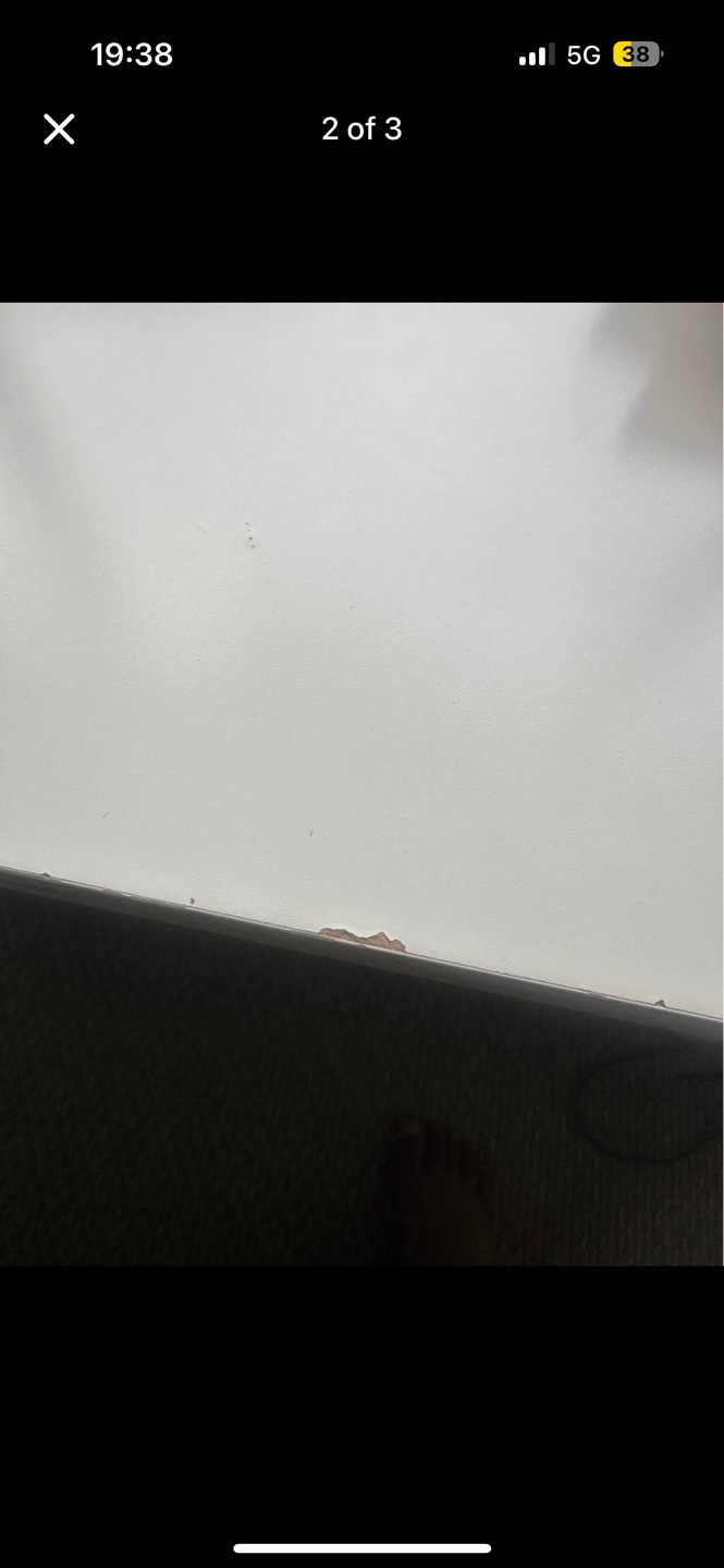 IKEA LAGKAPTÉN/ADILS Desk - White - photo 2