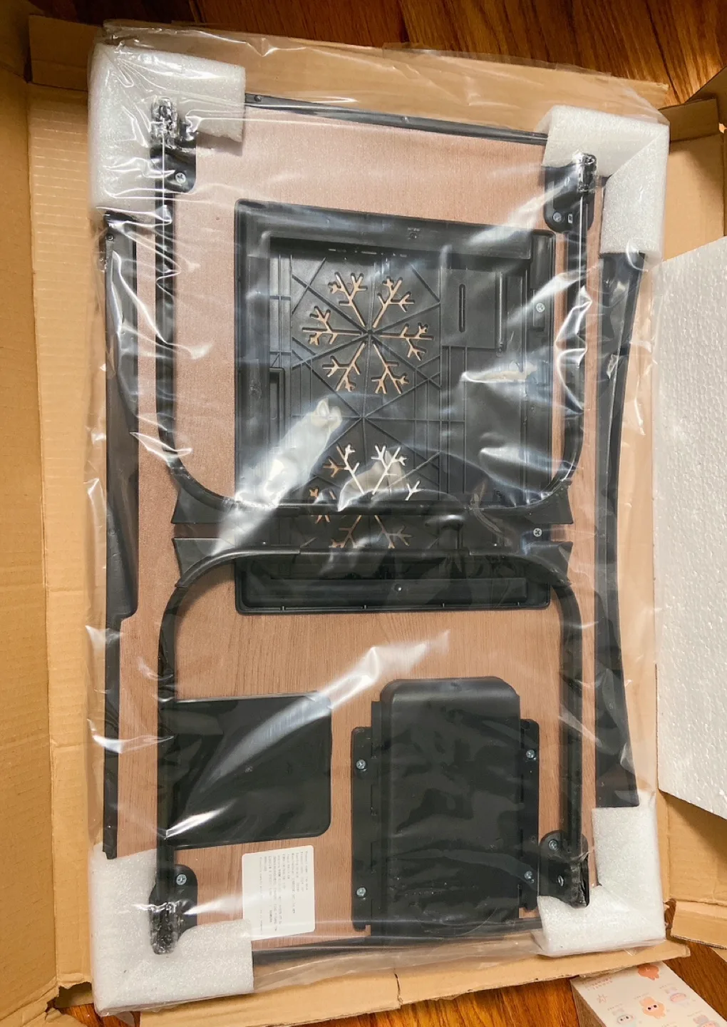 Foldable Laptop Desk with Cup Holder and Phone Slot image indicator(2)