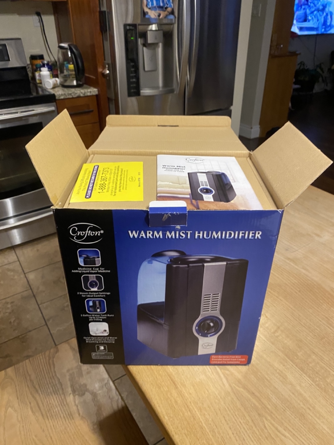 Crofton Warm Mist Humidifier - New in Box
