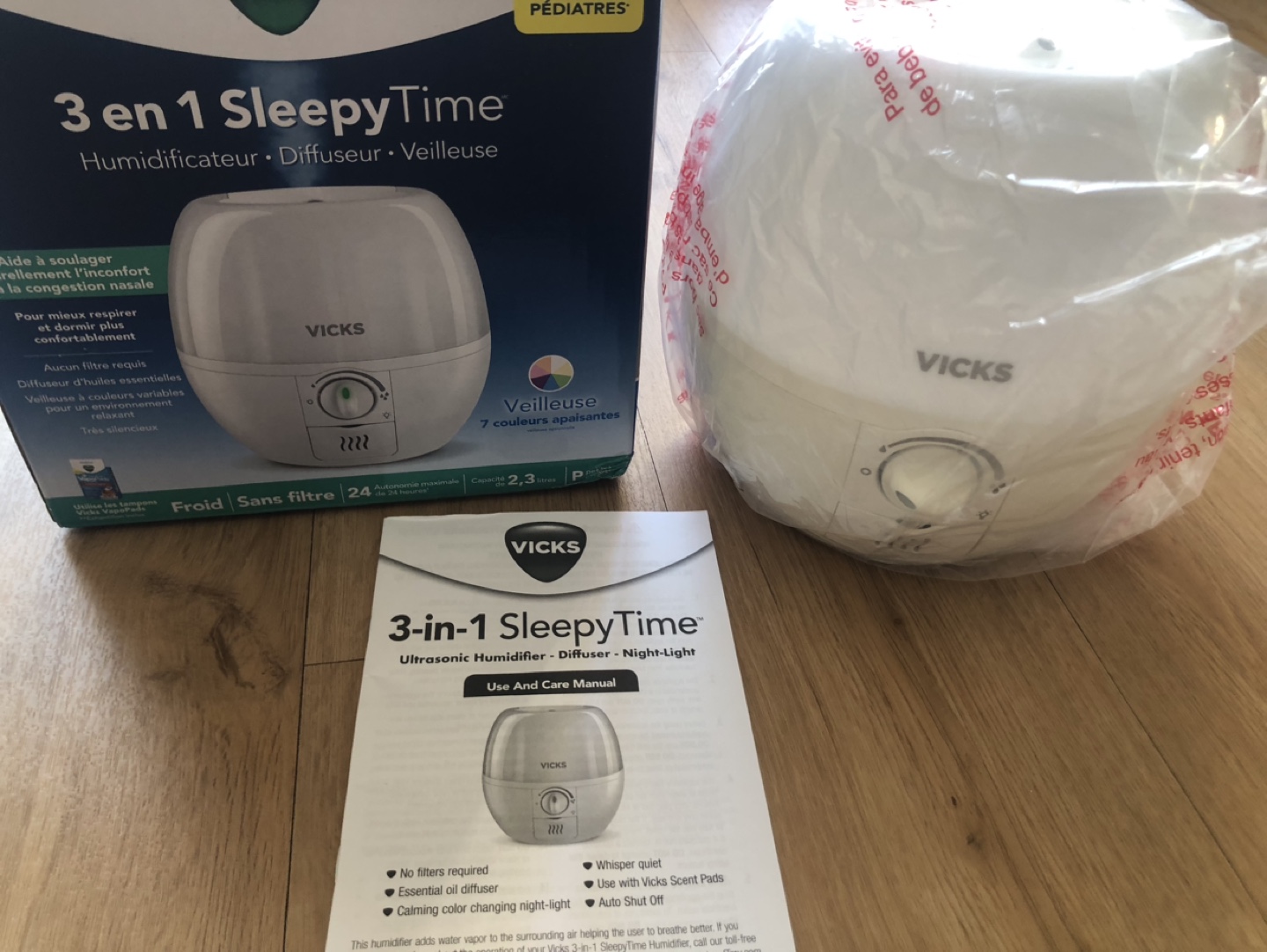 Vicks V500C 3-in-1 SleepyTime Ultrasonic Humidifier - photo 2