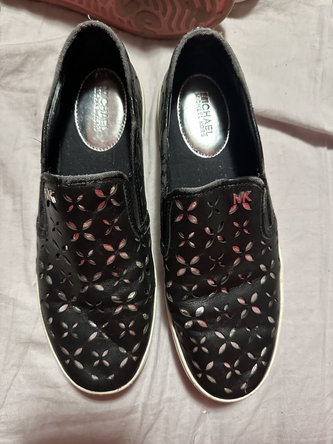Michael Kors Black Slip-On Sneakers