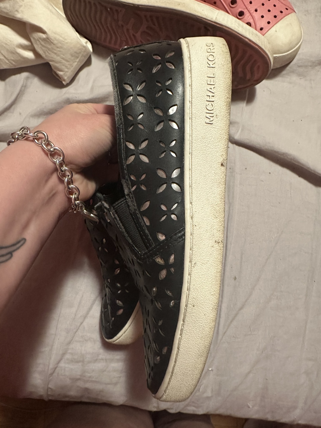 Michael Kors Black Slip-On Sneakers - photo 3