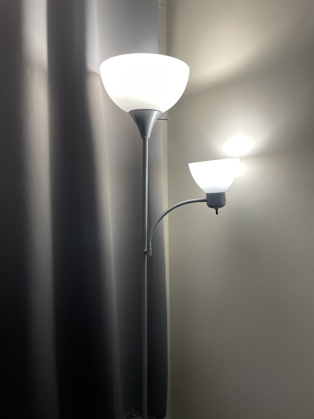 Set of two floor lamps