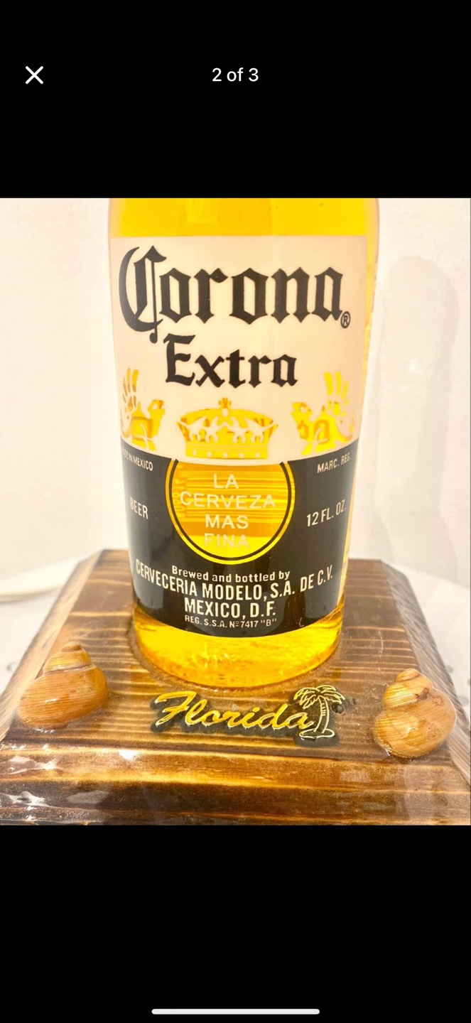 Vintage Corona Beer Bottle Light- Rare - photo 2