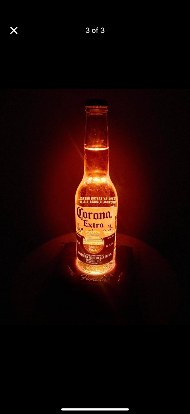 Vintage Corona Beer Bottle Light- Rare - photo 3