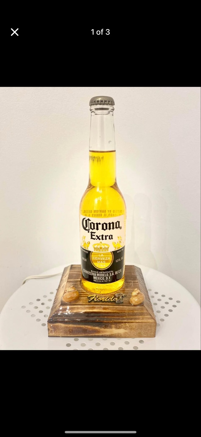 Vintage Corona Beer Bottle Light- Rare