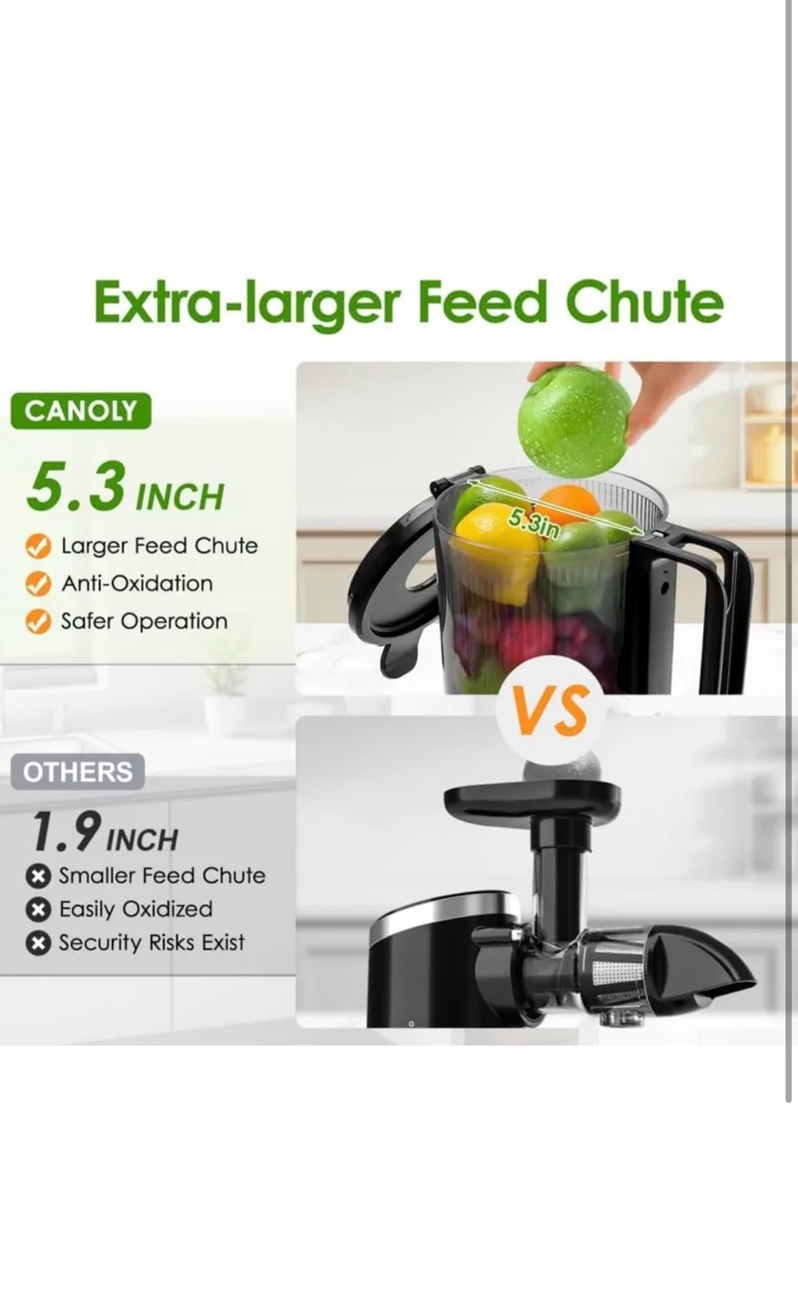 Slow Cold Press Juicer image indicator(2)