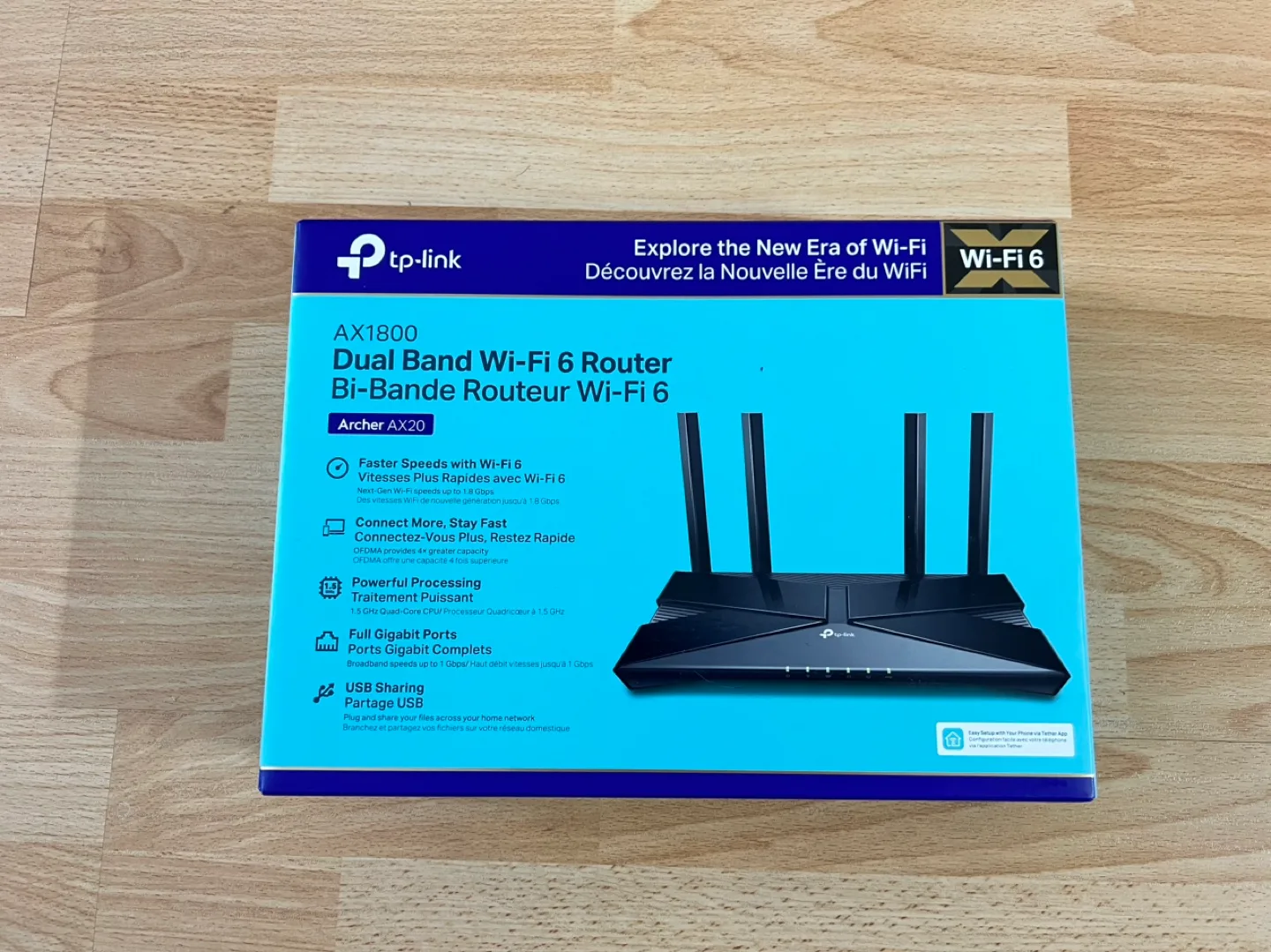 TP-Link Archer AX20 AX1800 Dual-Band Wi-Fi 6 Router thumbnail