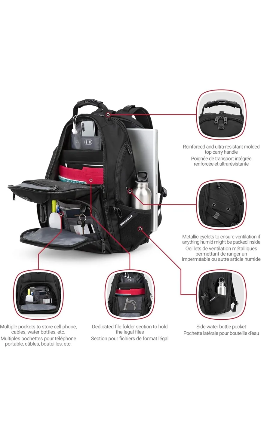 SwissGear 1900 Scansmart TSA 17-inch Laptop Backpack image indicator(4)