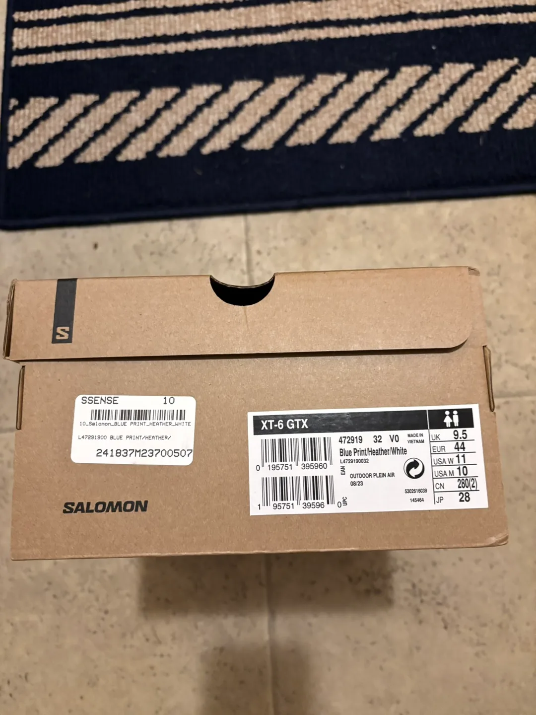 Salomon XT-6 GTX Light Blue/Navy image indicator(10)