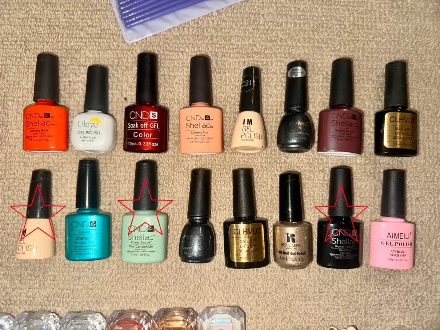 Nail Tech Shellac Gel Nail Art Supplies Bundle image indicator(2)