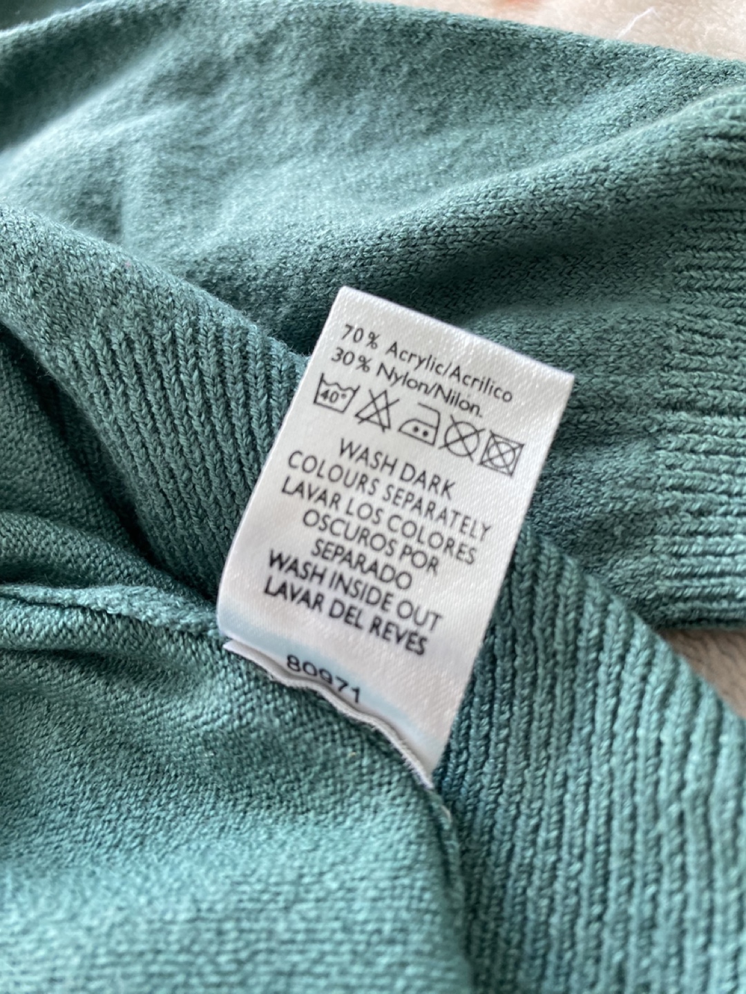 Atmosphere Women's Teal Green Cardigan Sweater Size 8-10 - photo 5