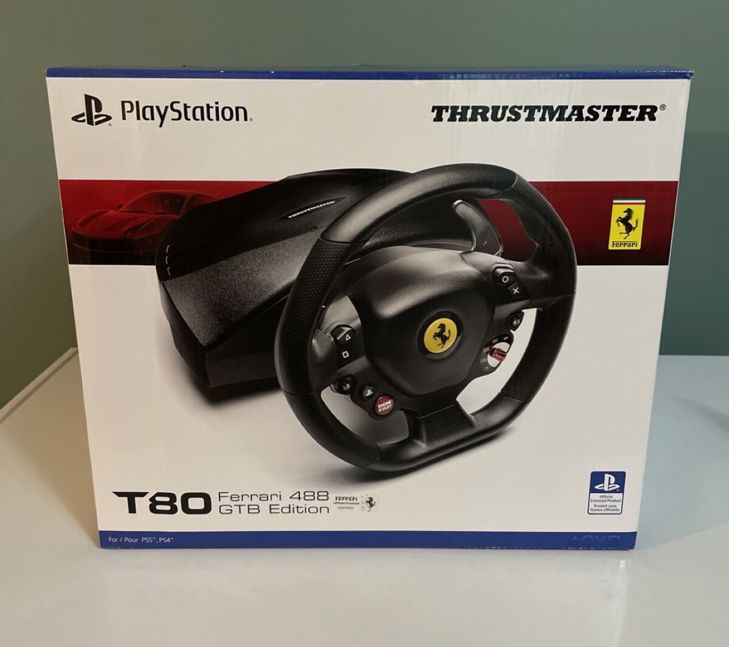 Thrustmaster Ferrari 488 GTB Edition Racing Wheel for PS4/PS5/PC - photo 3