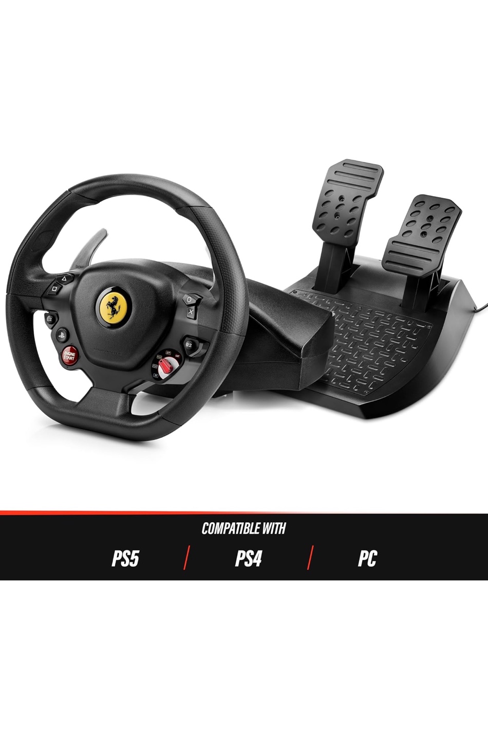 Thrustmaster Ferrari 488 GTB Edition Racing Wheel for PS4/PS5/PC