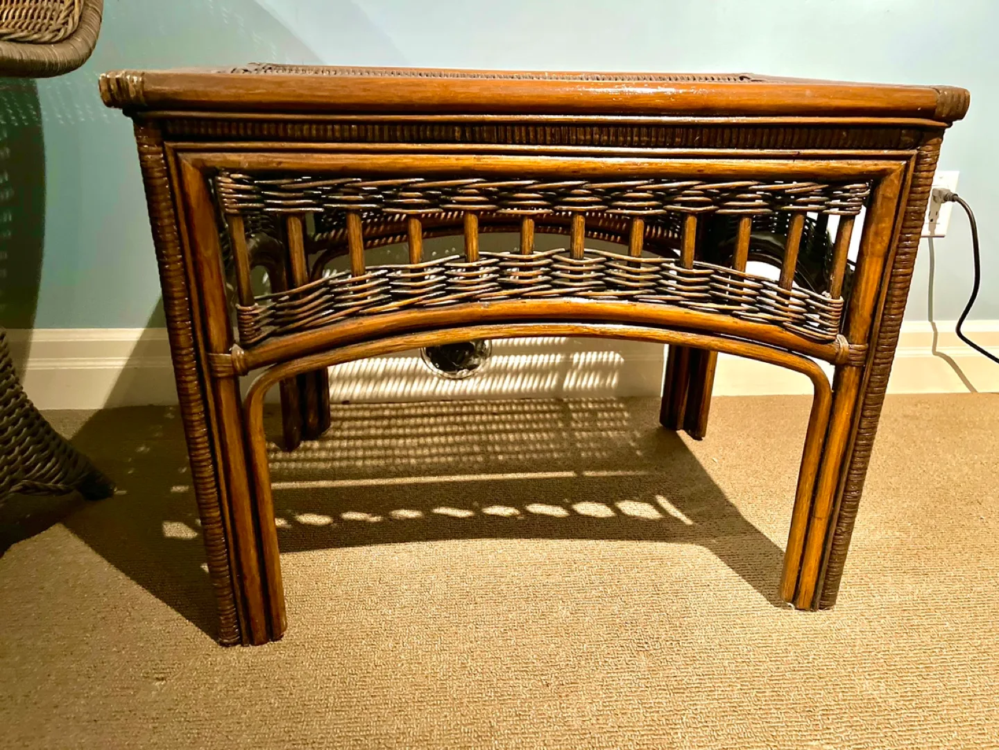 3 piece RATTAN Loveseat and Chair Set image indicator(7)