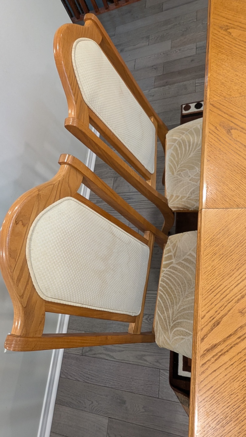 Solid Wood Dining Table Set with 6 Chairs - photo 4