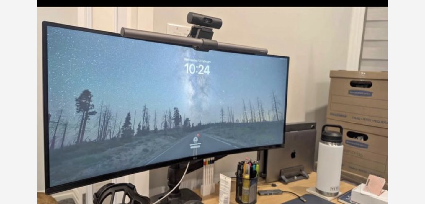 LG 34" UltraWide Curved Monitor - 34WR550C - 100Hz Refresh Rate