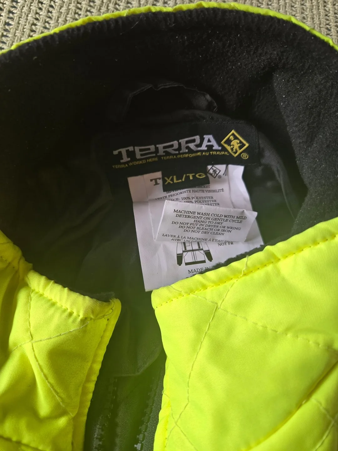 Terra Quilted Safety Jacket - Size XL image indicator(2)