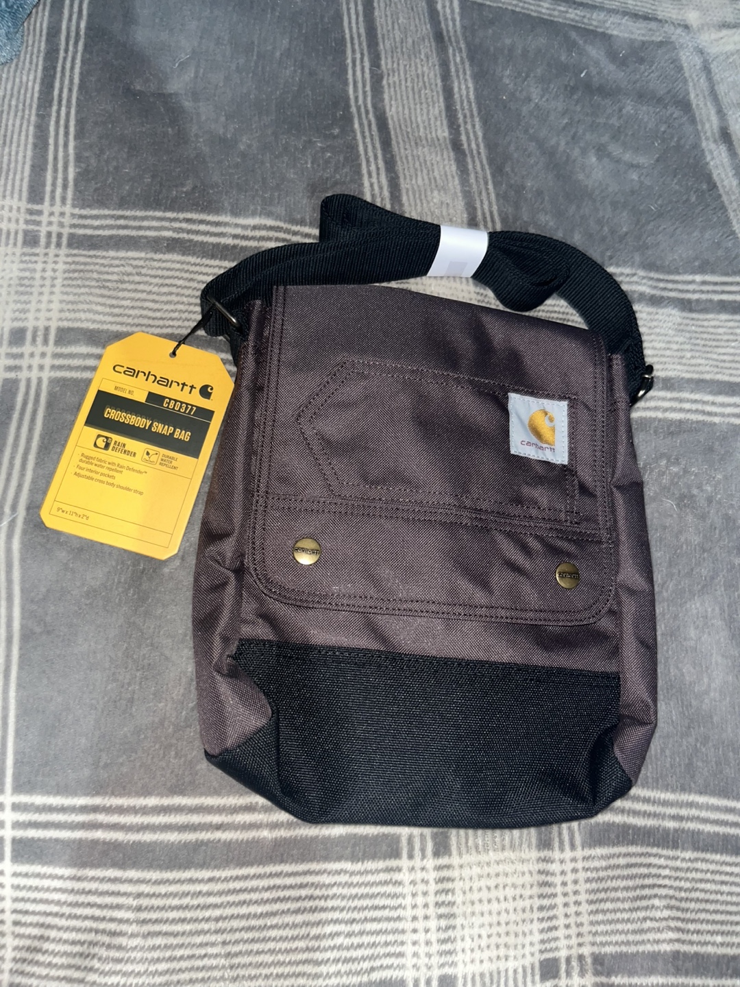 Carhartt Crossbody Snap Bag - Brown