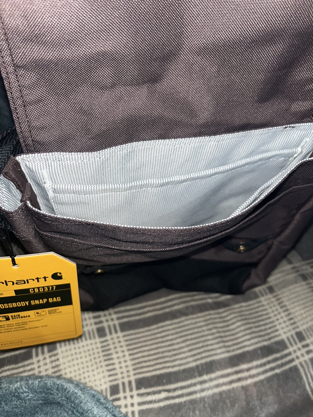 Carhartt Crossbody Snap Bag - Brown - photo 3
