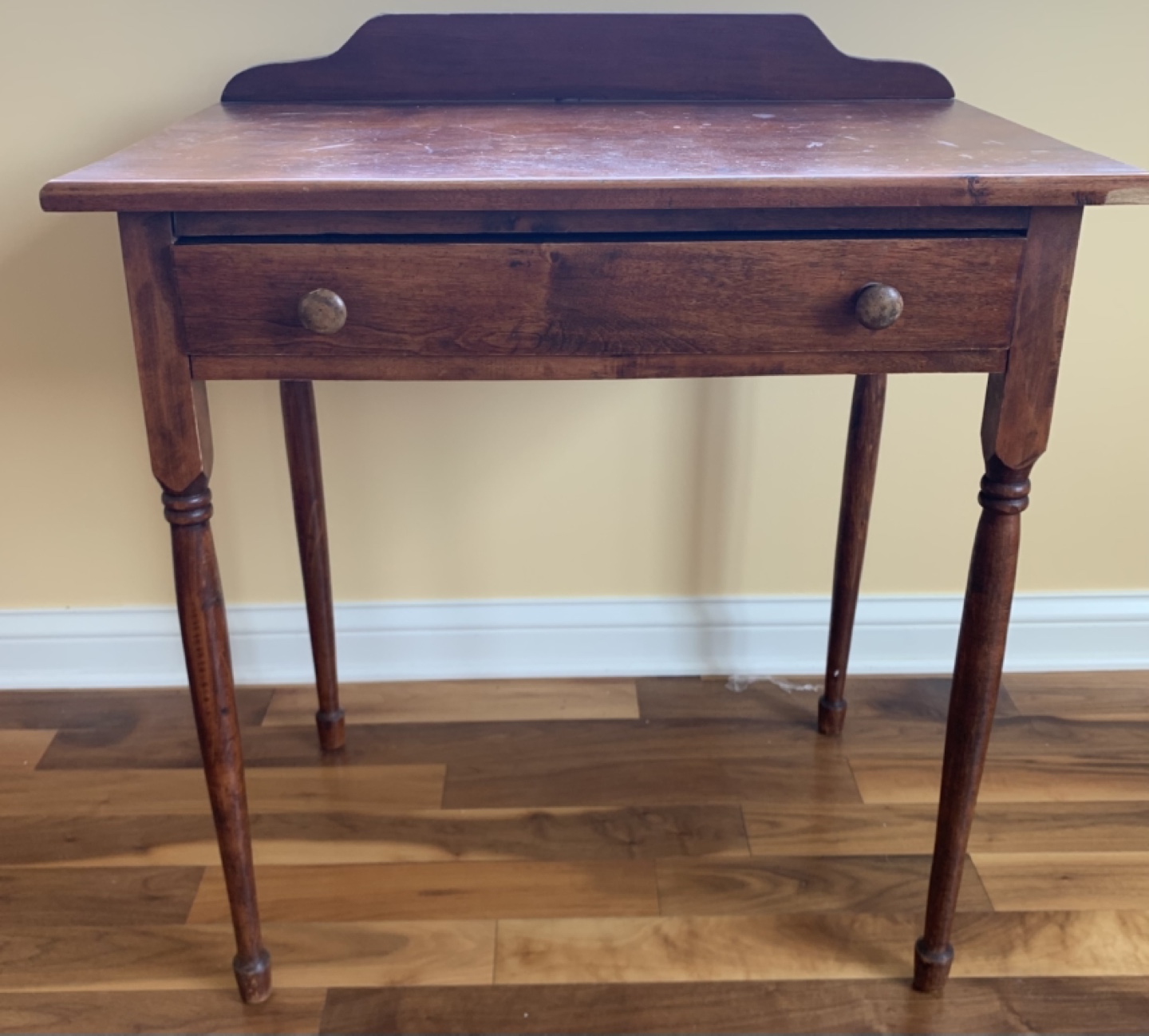 Antique Wooden Table with Drawer