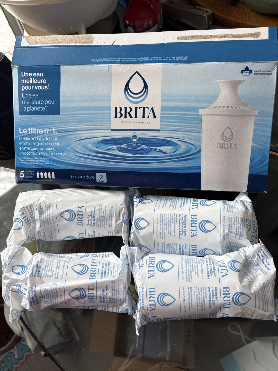 Brita Replacement Water Filters (5 pack)