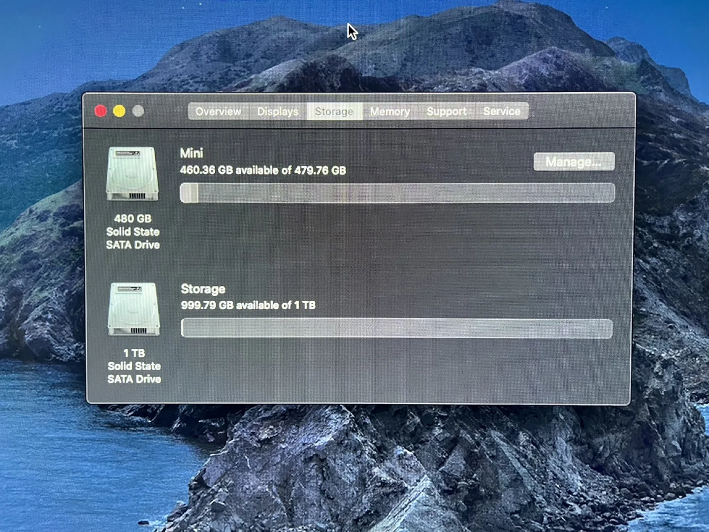 Apple Mac mini (2012) / 2 SSDs / 8GB RAM / Keyboard/Mouse/Remote image indicator(5)