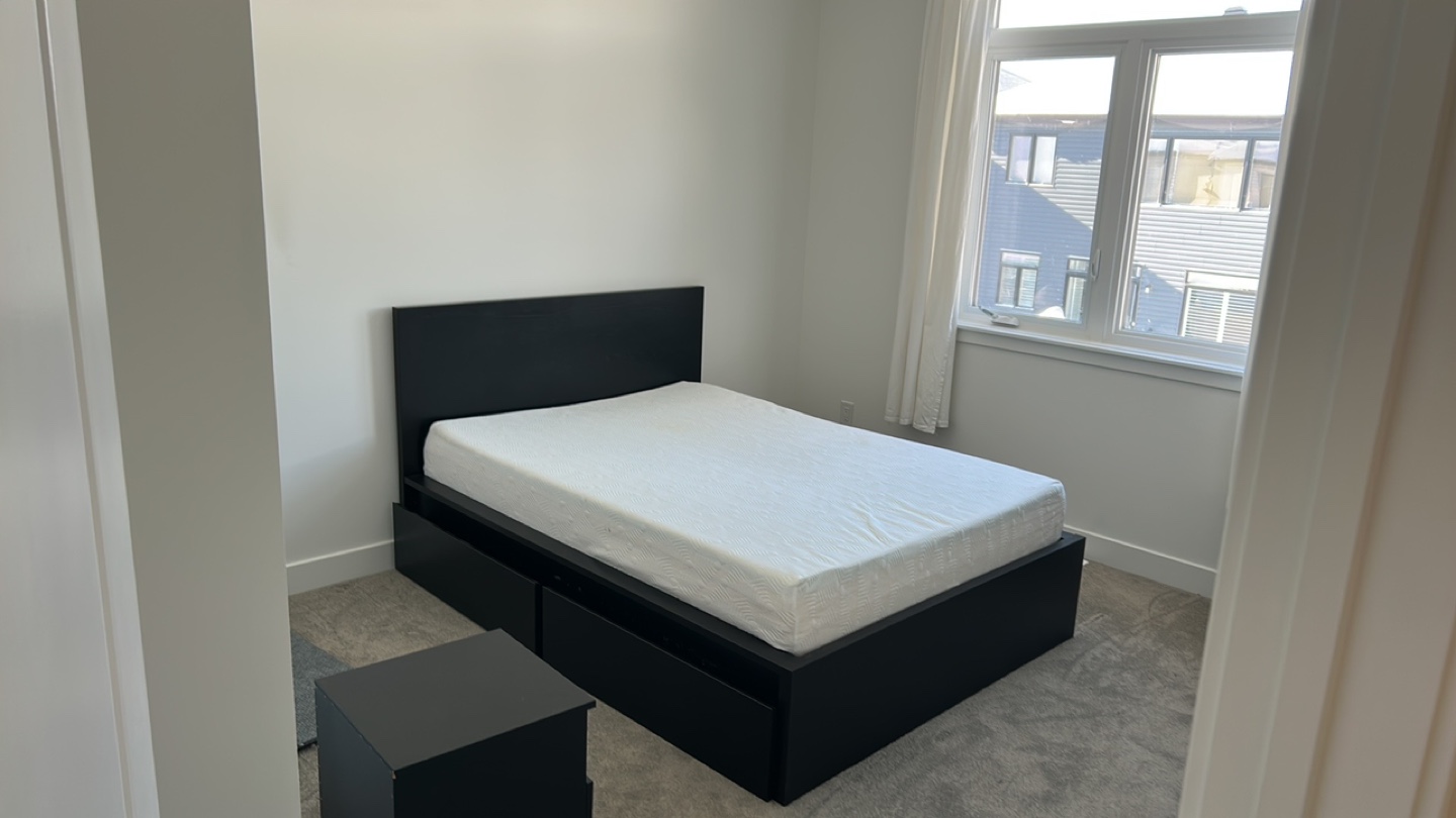 IKEA MALM Bed Frame with Storage Drawers - Black-Brown