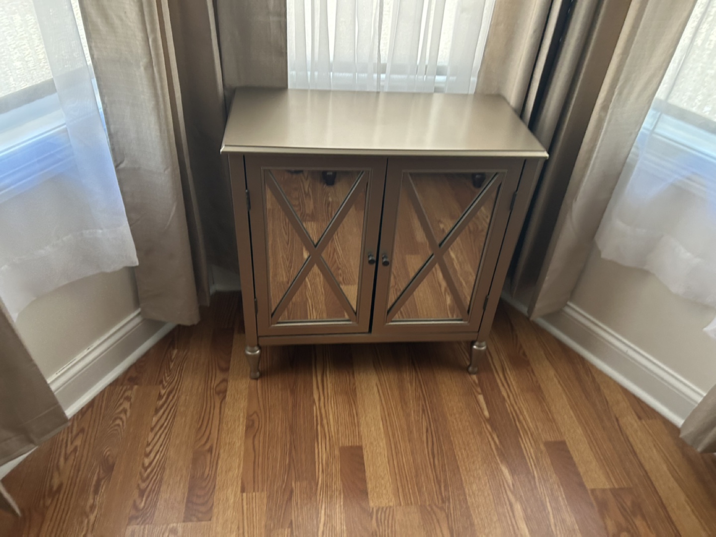 Mirrored Accent Cabinet - photo 2