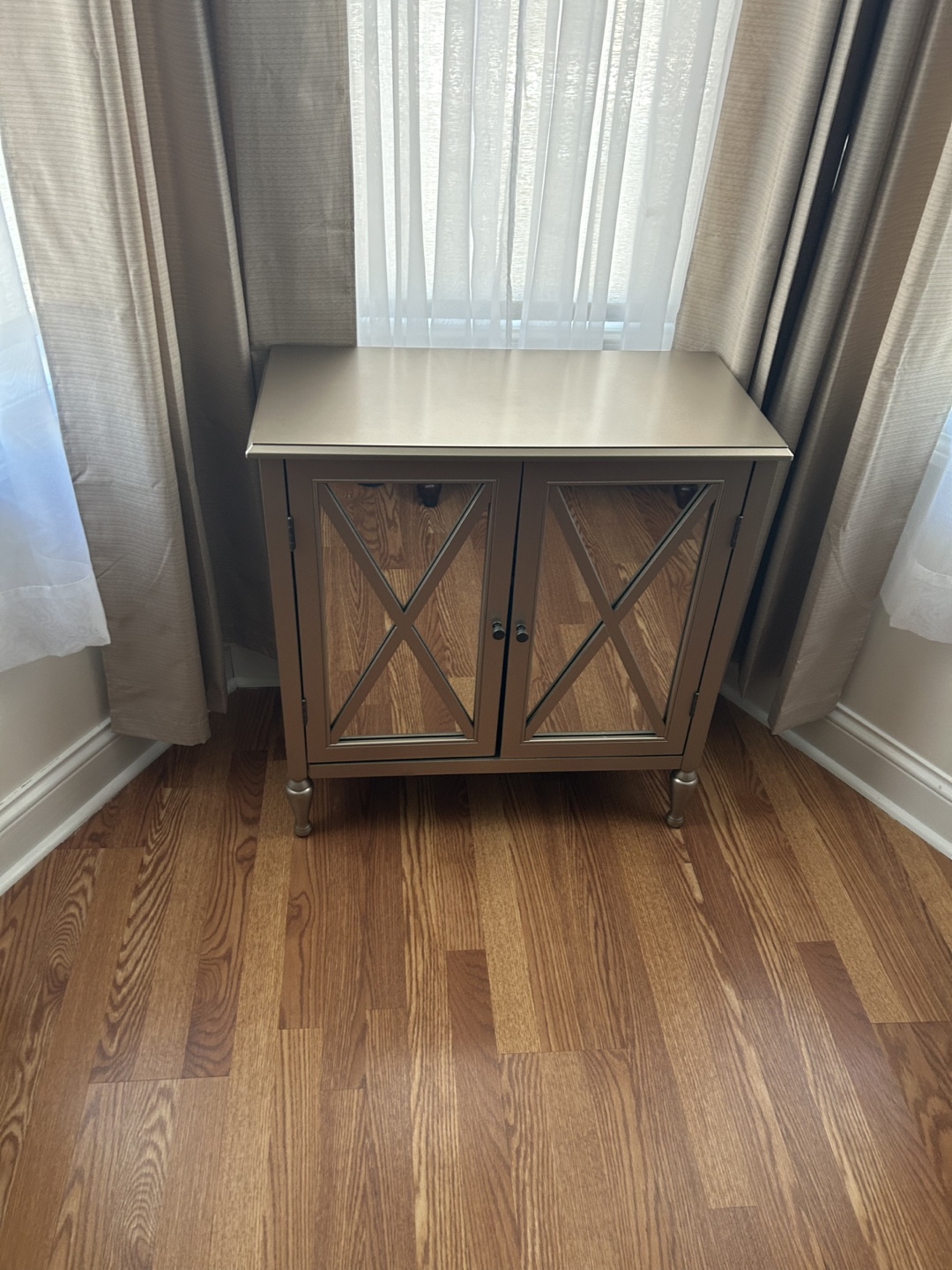 Mirrored Accent Cabinet