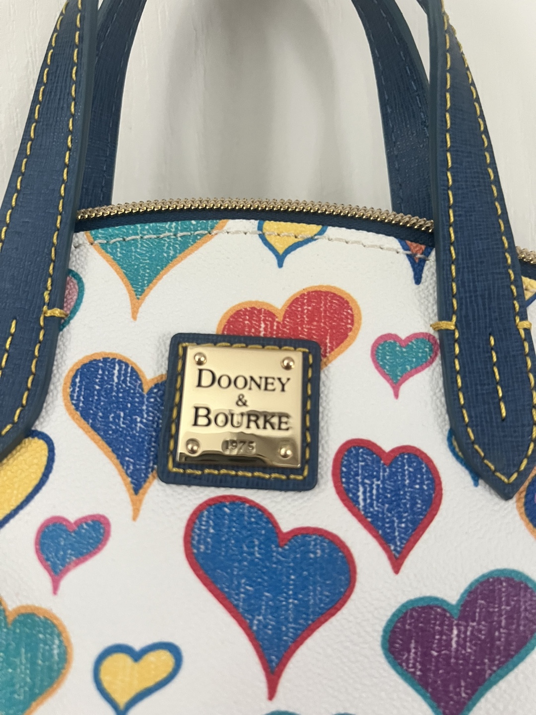 Dooney & Bourke Small Satchel - Hearts Print - photo 2