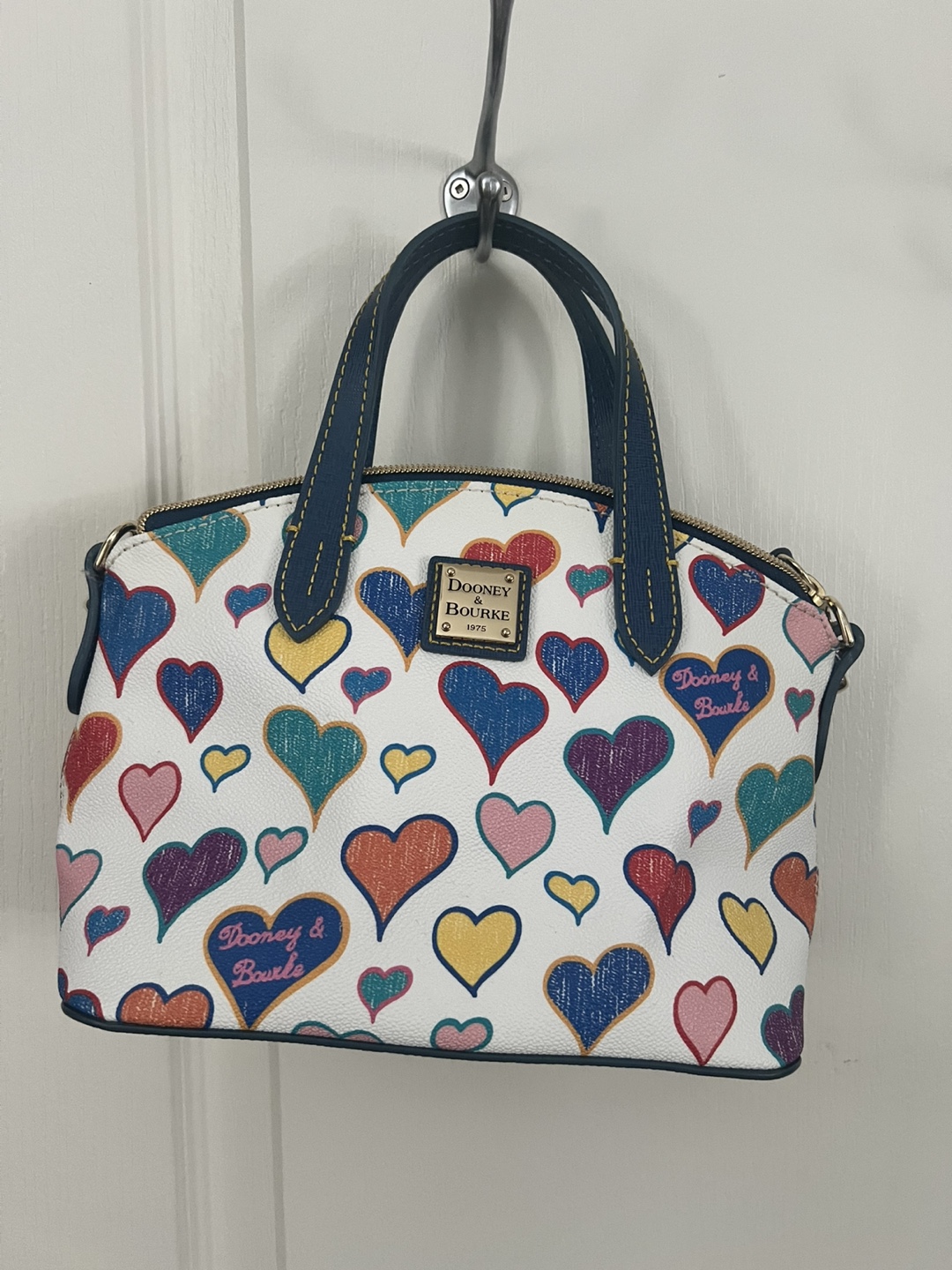 Dooney & Bourke Small Satchel - Hearts Print