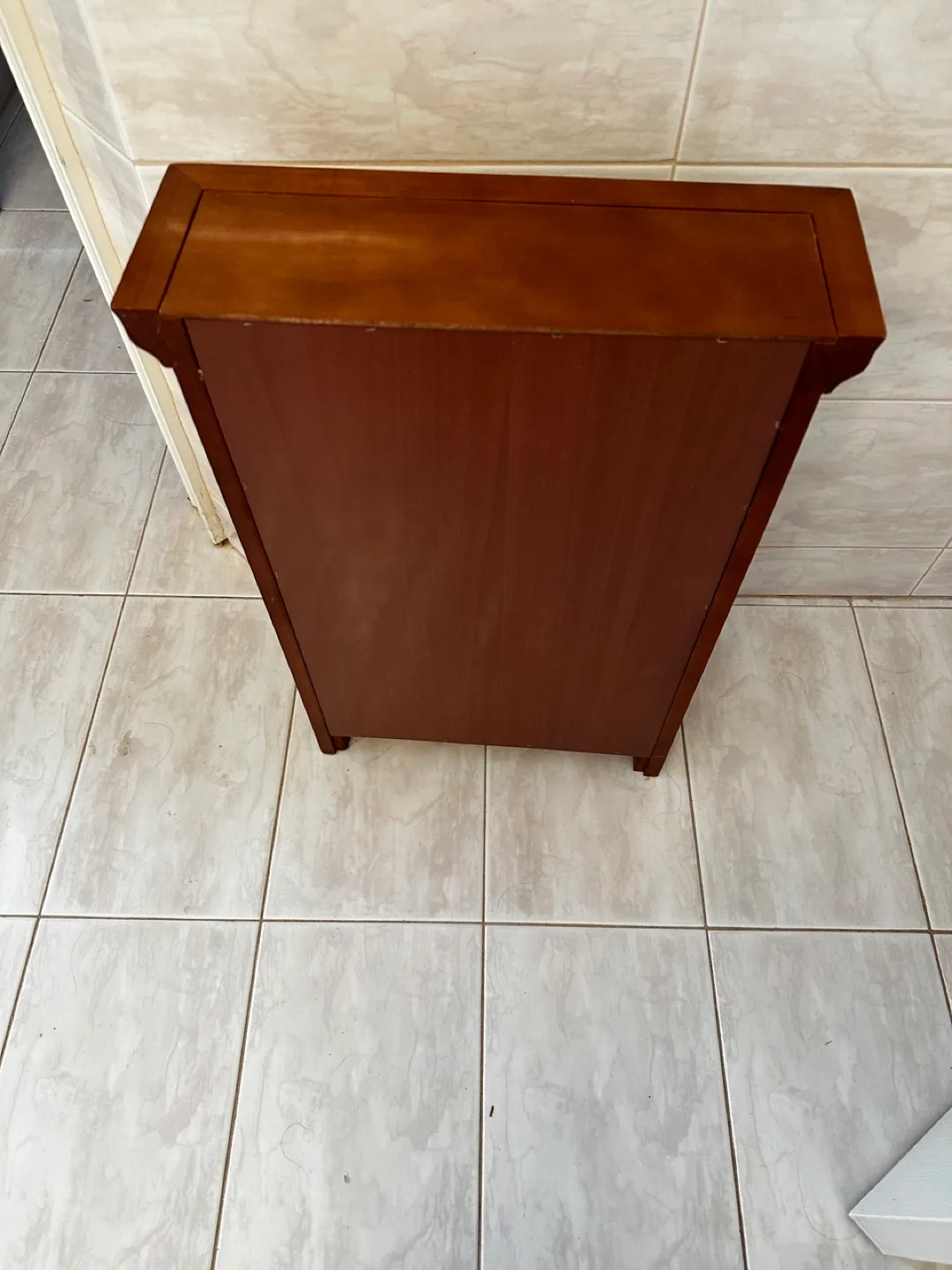 Wooden Wall Shelf with Glass Shelves image indicator(4)