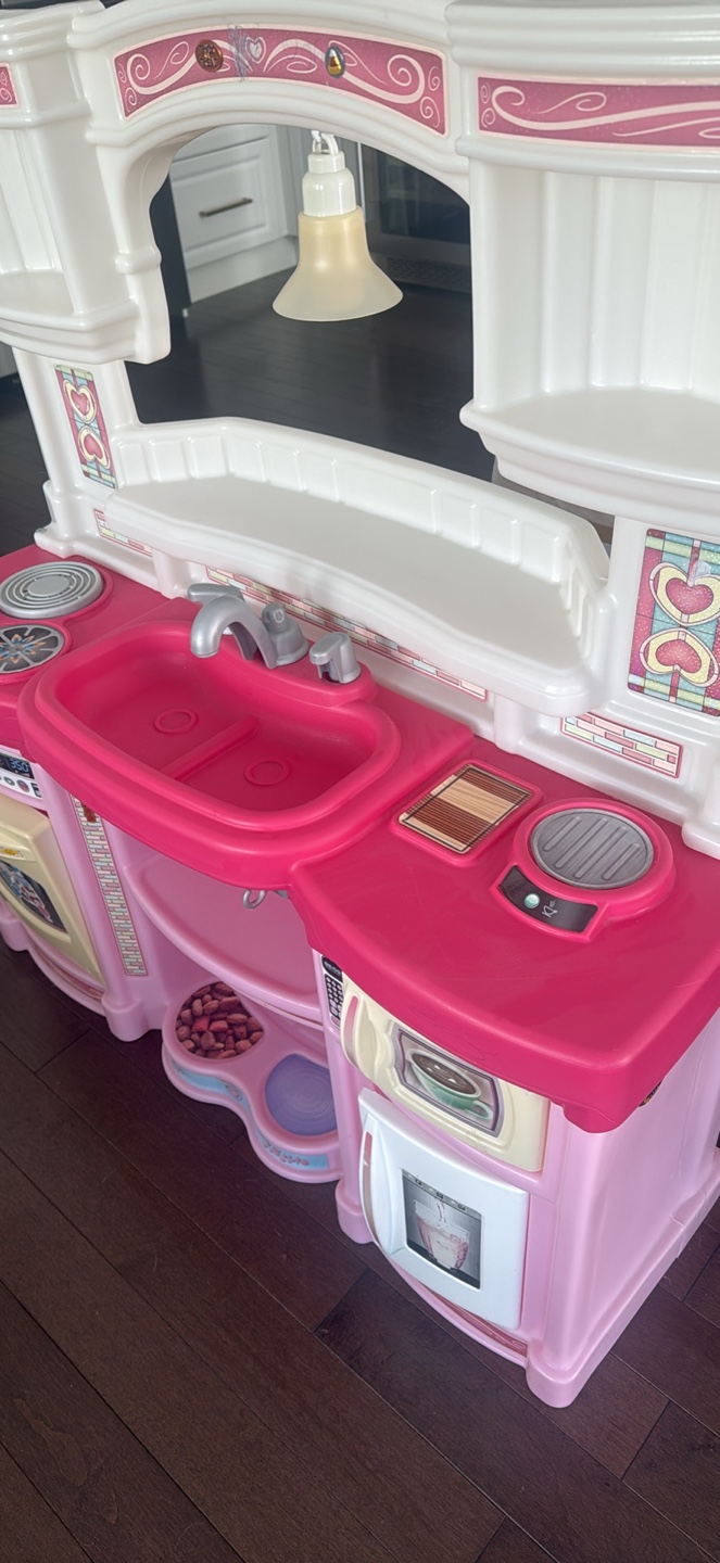 Kids Play Kitchen, Pink - photo 2