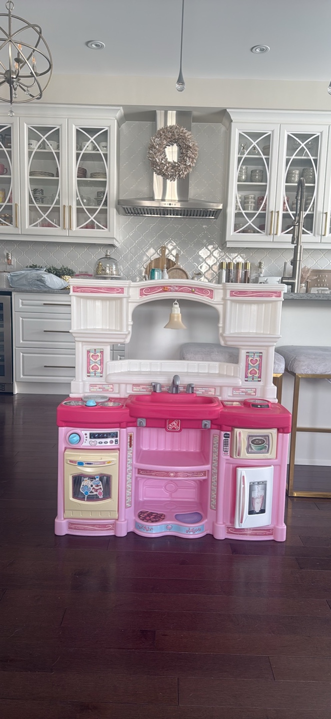 Kids Play Kitchen, Pink