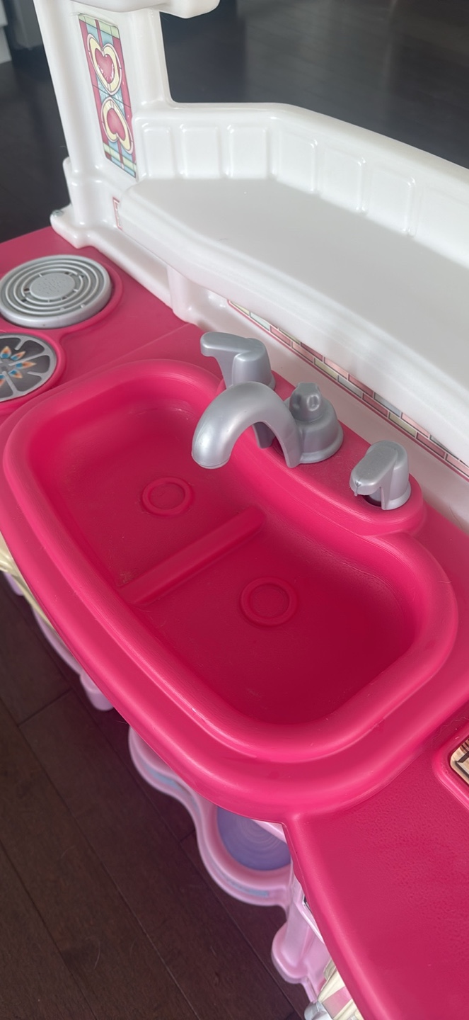 Kids Play Kitchen, Pink - photo 3