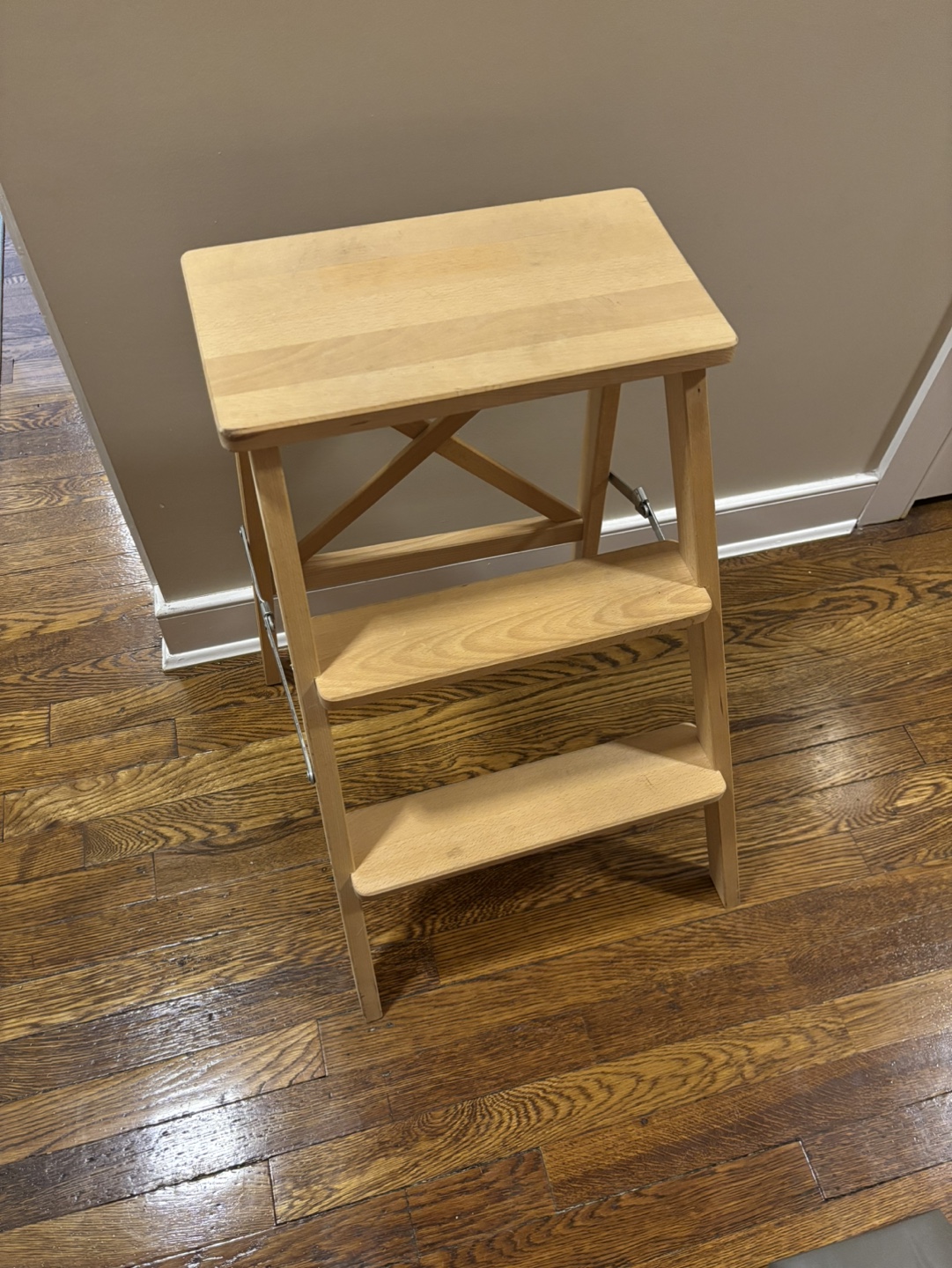 IKEA Wooden Folding Step Stool