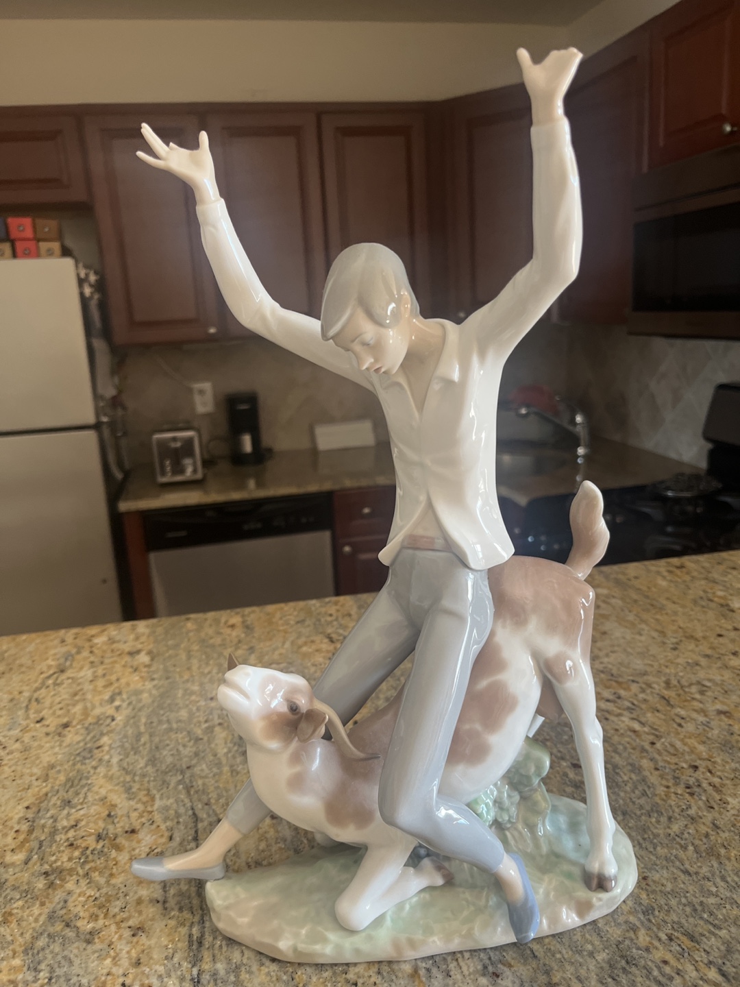 Lladró Boy Riding Goat Figurine - photo 4