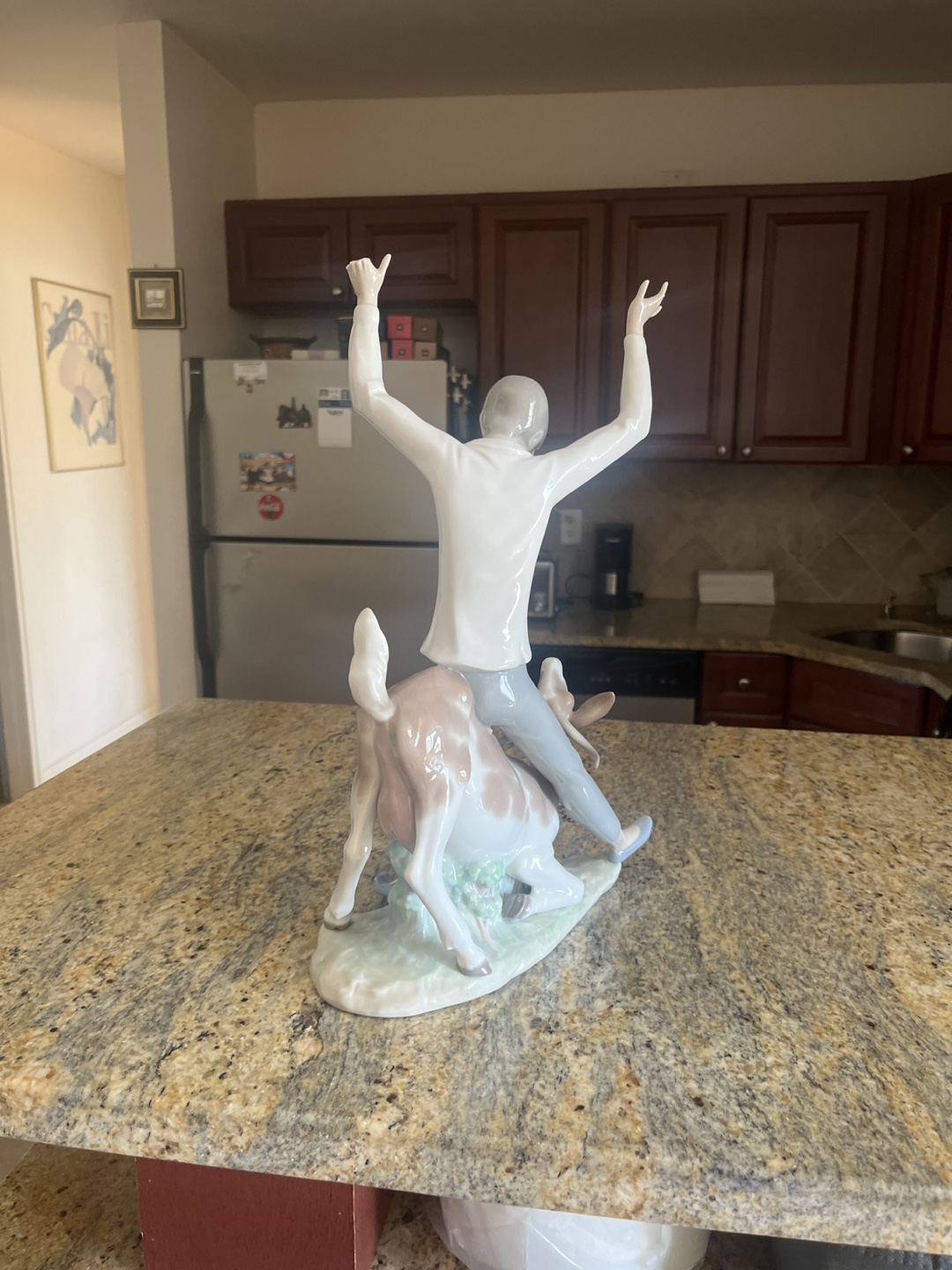 Lladró Boy Riding Goat Figurine - photo 3