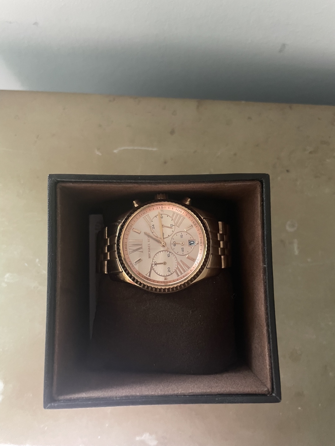 Michael Kors Women's Rose Gold Chronograph Watch