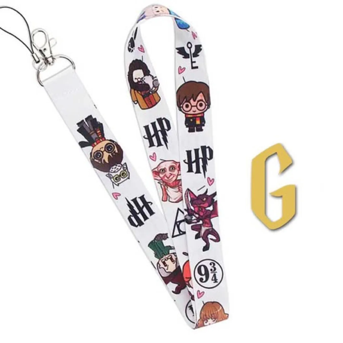 Harry Potter Kawaii Lanyard and Key/Wrist Fob Set image indicator(8)
