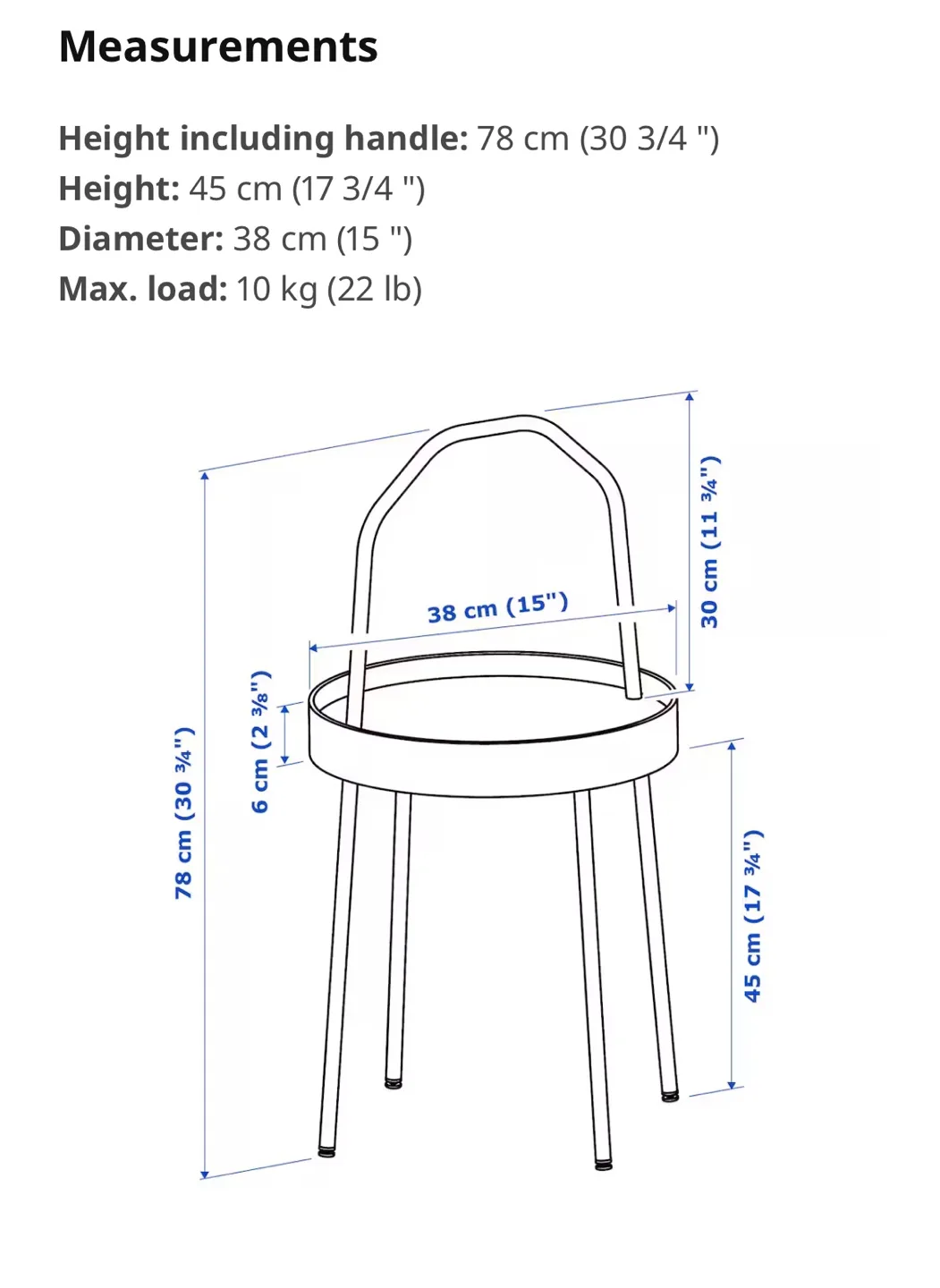 side table, ikea BURVIK image indicator(3)